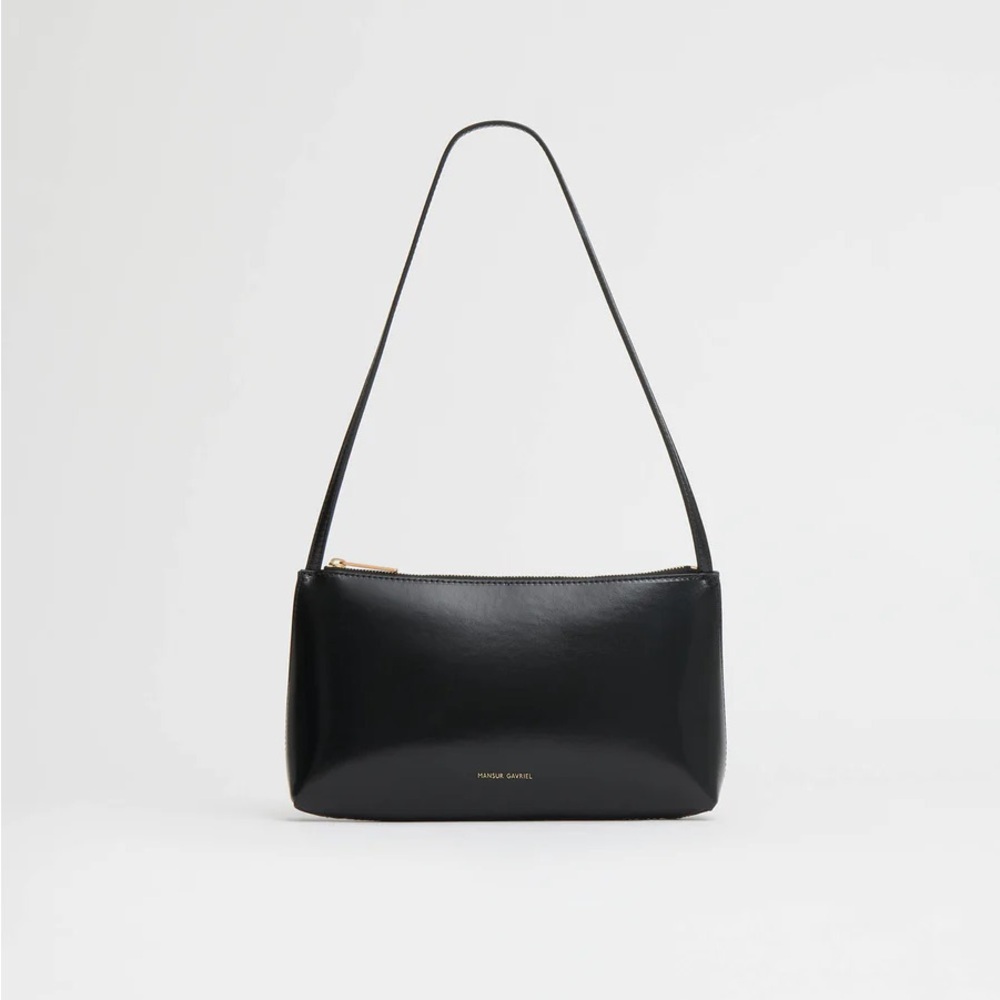 Mansur Gavriel Gaia Shoulder Bag Black